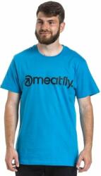 Meatfly Logo T-Shirt Ocean Albastru M T-Shirt (MF-22000119-M)