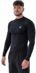 Nebbia Functional T-shirt with Long Sleeves Active Black M Tricouri de fitness