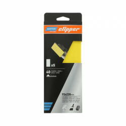 Norton Clipper G131F csiszolóív 93x230mm P80, 5 db/csomag (CT237990)