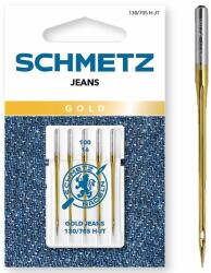 Schmetz Set 5 ace Jeans Gold Line Schmetz, finete ac 100, sistem ac 130/705 H (717477) - tiparedecroitorie