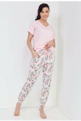 Cana Aromatica női pizsama, rózsaszín, hosszú