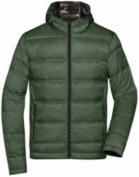 James & Nicholson (Daiber) Könnyű férfi dzseki kapucnival JN1152 - Olív / terepszínű | M (1-JN1152-1774094)