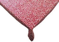  Piros margaréta mintás pamut asztalterítő - 85x85 cm