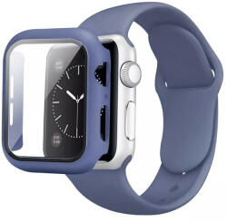 Utángyártott Apple Watch szíj, 41mm szilikon óraszíj és tok éjkék (OS-0366)