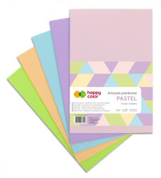 Happy Color Dekorgumi készlet A4 5 lap Pasztell 5 szín (14-015115)