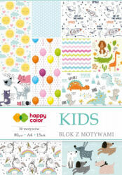Happy Color Mintás papírkészlet 80g A4 15 lap 30 minta - Gyerekeknek (14-014647)