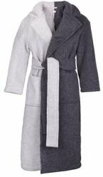 Vlnka Palton ce se înfășoară din lână - bicolor gri mărimi îmbrăcăminte XL/XXL (6-02001-XL)
