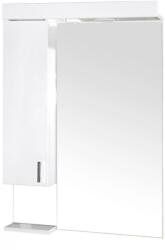 Global Viva 75 cm balos Tükrös fürdőszobai szekrény led világítással - furdoszobabutor-shop