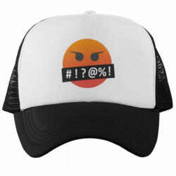  Káromkodó Emoji - Trucker Hálós Baseball Sapka (714860)