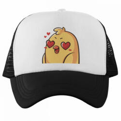  Love chicken Emoji - Trucker Hálós Baseball Sapka (642328)
