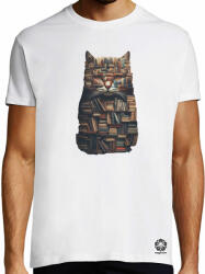 Magnolion Könyvek és macskák v3 póló