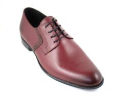 Ellion OFERTA MARIMEA 41 - Pantofi barbati eleganti din piele naturala, visiniu - Model ROSETYVIS