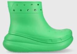 Crocs gumicsizma Classic Crush Rain Boot zöld, női, 207946 - zöld Női 41/42