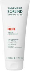 Annemarie Börlind Gel de curățare pentru piele și corp 2in1 MEN System Energy Boost (2-in1 Cleanser Face & Body) 200 ml