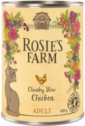 Rosie's Farm 1x400g Rosie's Farm Adult nedves macskatáp - Lazac, csirke & garnéla