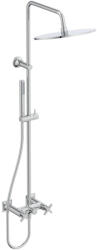Ideal Standard Coloana de dus cu baterie dubla comanda Ideal Standard Atelier Joy Neo cu maner in forma de cruce (BD158AA) - neakaisa