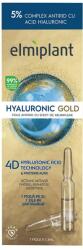 elmiplant Ingrijire Ten Fiole Anti-rid Hyaluronic Gold Antirid 9.1 ml
