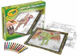 Crayola Crayola: Dinozauri Tablă iluminată de desen cu șabloane (74 7497)