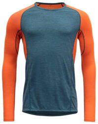 Devold Running Man Shirt férfi funkcionális póló XL / kék/narancs