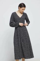MEDICINE rochie culoarea negru, maxi, evazati ZPYX-SUD020_99A