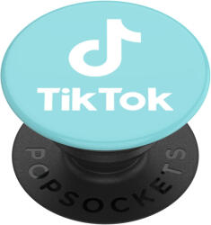 PopSockets suport stand adeziv universal Popgrip TikTok albastru