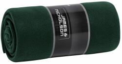 Daiber Pătură din fleece JN1901 - Închisă verde / natural (JN1901-1792792) Patura