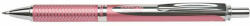 Pentel Rollertoll, 0, 35 mm, nyomógombos, rózsaszín tolltest, PENTEL "EnerGel BL-407" kék (BL407P-A)