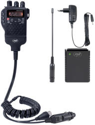 PNI Pachet statie radio CB PNI Escort HP 62 + Kit accesorii PNI PB-HP62 Li-Ion 1500 mAh baterie reincarcabila inclusa (PNI-PACK91) Statii radio