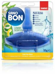 Sano Odorizant solid Sano pentru vasul toaletei, Bon Blue Lemon, 55g
