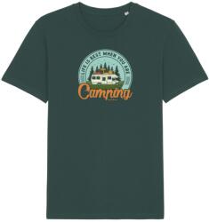 Under The Pines Tricou Unisex Life is Best When Camping