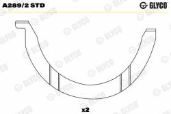 GLYCO Saiba distantier, arbore cotit GLYCO A289/2 STD (A289/2 STD)