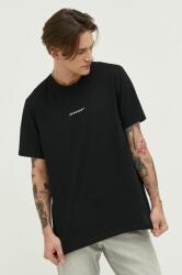 Superdry pamut póló fekete, nyomott mintás - fekete M - answear - 10 990 Ft