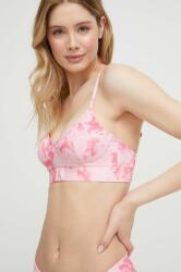 Calvin Klein bikini felső rózsaszín, enyhén merevített kosaras - rózsaszín L - answear - 15 990 Ft