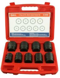Genius Tools Légkulcsfej készlet 3/4" 9 db 19-36 mm metrikus rövid 6 l. Genius (IS-609E)