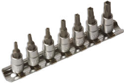 Laser Tools Bit készlet 5 ágú, lyukas-torx TS bit készlet 7 db-os 1/4" - Laser (LAS-3389)
