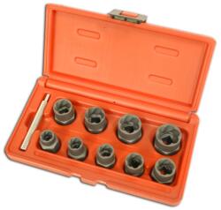 Licota Tools Csavarkiszedő készlet - sérült fejű csavarokhoz 9+1 db-os 10-19 mm 3/8 (ATF-5105)