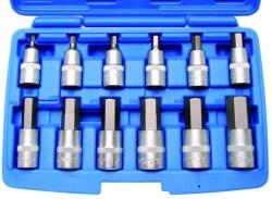BGS technic Rátűzőkulcs - crowa+bit készlet 1/2" imbusz 5-22 mm 12 db-os BGS (9-5052)