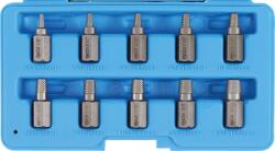 BGS technic Csavarkiszedő készlet - sérült fejű csavarokhoz Torx-XZN-Imbusz 10 db-os (9-8547)