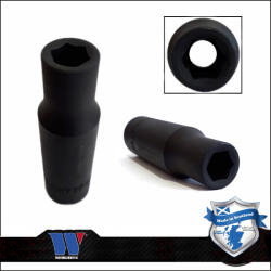 Welzh Werkzeug Lok-Typ Légkulcsfej - gépifej 1/2" 10 mm 6 lap hosszú - Welzh (1095-1-WW)
