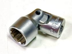 Genius Tools Dugókulcs - crowafej 1/4" 12 szög csuklós 14 mm Genius (253514)