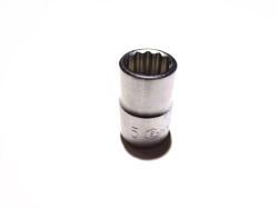 Genius Tools Dugókulcs - crowafej 1/2" 12 szög normál 15 mm Genius (433815)