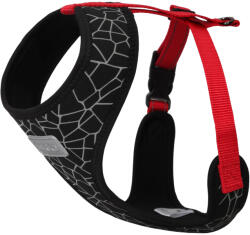 Rukka Pets Rukka® Cube Mini hám, piros - XS méret: 22 - 32 cm mellkörfogat