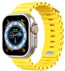 Phoner River Apple Watch 41/40/38 mm szilikon szíj, sárga - speedshop