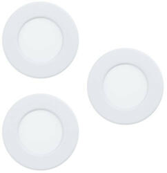 EGLO Süllyesztett LED spot lámpa 8, 1 W, melegfehér, fehér színű, három darabos - Fueva Eglo 99135 (99135)