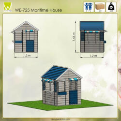 Wendi Toys Casuta de gradina Maritime House (M17), Wendi Toys (WE-725) Casuta pentru copii