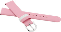 JVD Curea din piele pentru copii 16mm, roz, cataramă argintie