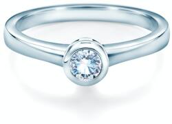 SAVICKI eljegyzési gyűrű: fehérarany és gyémánt - savicki - 232 930 Ft