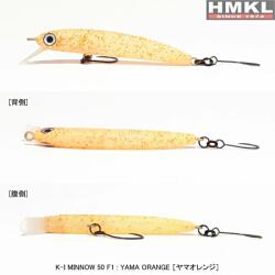 HMKL Vobler HMKL K-I Minnow 50 F1, 5cm, 1.2g, culoare Yama Orange (KIM50F1-YO)