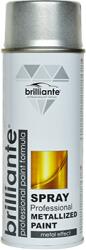 BRILLIANTE Vopsea Spray Metalizata Gri 400 Ml Brilliante