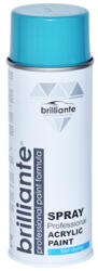 BRILLIANTE Vopsea Spray Albastru Turcoaz (Ral 5018) 400 Ml Brilliante - uleideulei